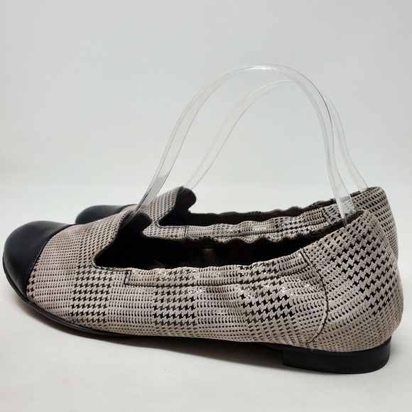 AGL ATTILIO GIUSTI LEOMBRUNI LEATHER CAP FLATS 8 - Picture 7 of 11